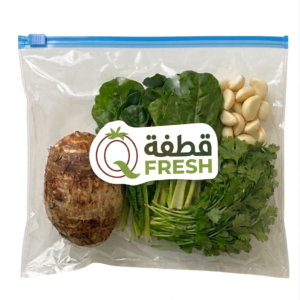 قلقاس لـ 3/2 افراد